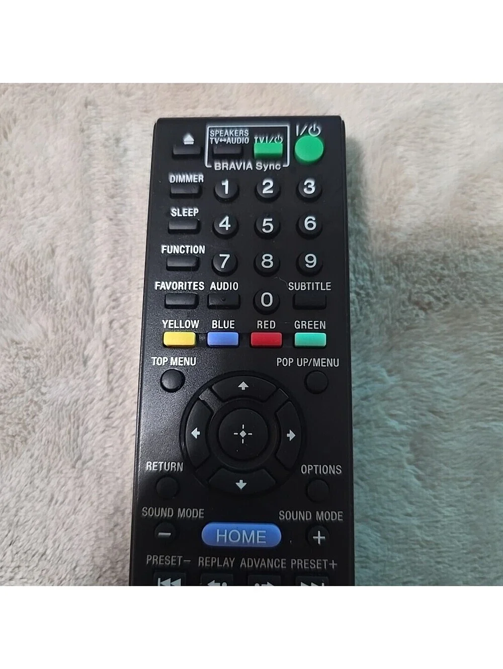 Sony RM-ADP057 AV System Remote Control Original Black OEM Tested Remote